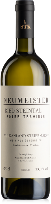 Roter Traminer Ried Steintal 1STK Vulkanland Steiermark DAC 2022 - Weingut Neumeister, Straden