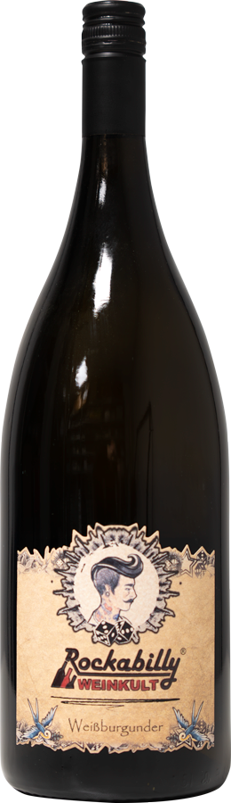ROCKABILLY Weißburgunder halbtrocken Magnum 2025 - Weingut Edlinger, Palt
