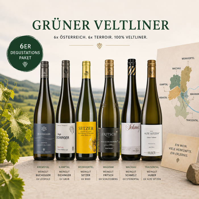 Grüner Veltliner Entdecker-Route – 6 Regionen, 6 Begleiter zur Küche